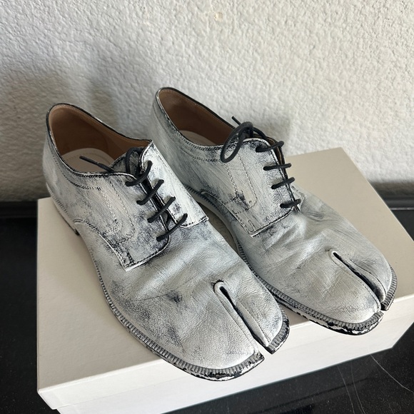 Maison Margiela's Tabi Bianchetto brogues size 39 made in Italy, in original box - Picture 6 of 12